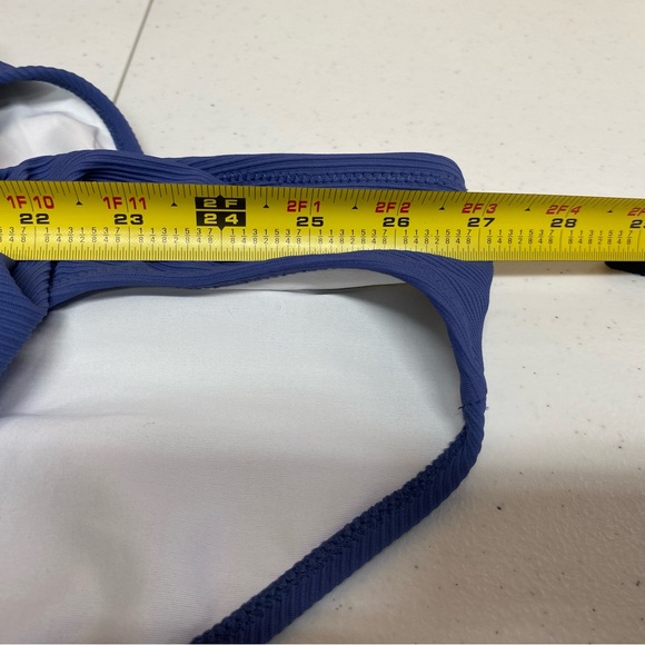 Charmo swimsuit women's size medium 8 blue one piece strappy new with tags - Picture 13 of 13